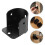 8Pcs Black Metal Rod Support Brackets for Window Drapery and Closet 6