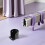 8Pcs Black Metal Rod Support Brackets for Window Drapery and Closet 8