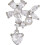 Boucles d'oreilles diamantées pour écouteurs, Design de-Or 6