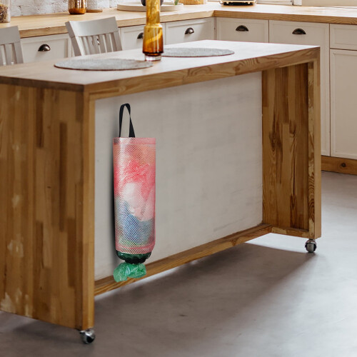 Hanging Rubbish Bag Organizer for Kitchen Dining Bar 1 Pack 2
