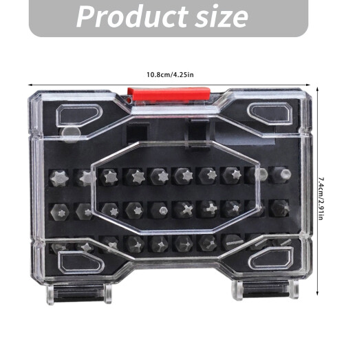 32Pcs Hexagon Socket Set for Efficient Tightening & Loosening in 2
