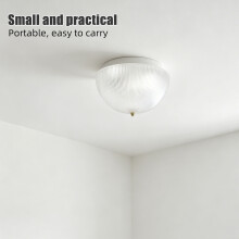 Acrylic Clear Dome Bulb Cover Clip on for Wall and Ceiling Lights