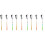 9Pcs Polished Stainless Steel Soup Spoons Assorted Color Tableware Set 3