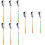 9Pcs Polished Stainless Steel Soup Spoons Assorted Color Tableware Set 6