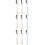 9Pcs Polished Stainless Steel Soup Spoons Assorted Color Tableware Set 7