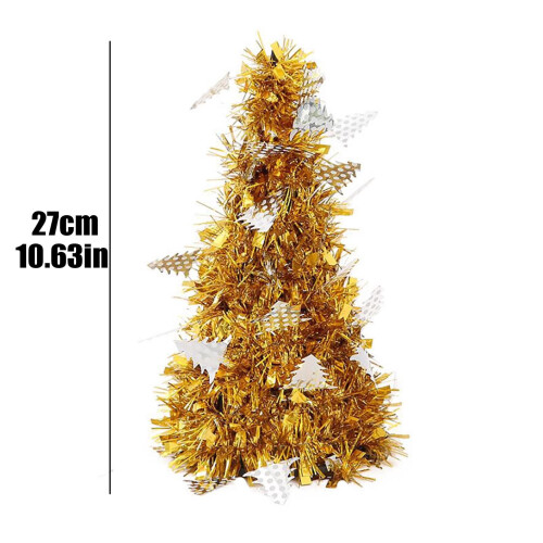 Mini julgransprydnader glitterdekor 2 st 2