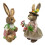 Easter Rabbit Figurine Decoration Handmade Natural Grass-33cm 2