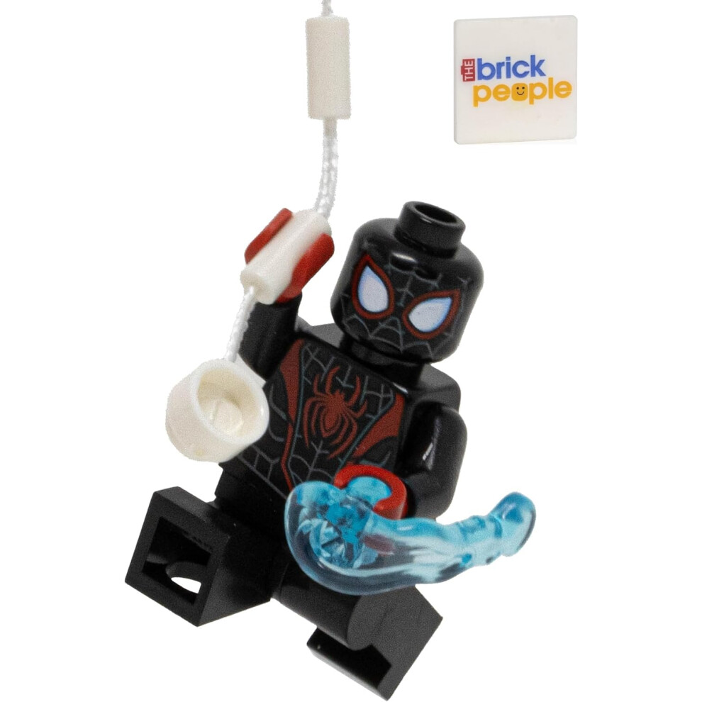 Lego Superheroes: Miles Morales Minifigure With Web