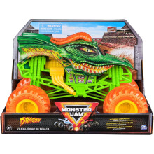 Monster Jam Serie 23 Oversized Offizieller Dragon Monster Truck mit orangen Rädern, 1:24 Maßstab