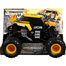 Monster Jam, offizieller JCB DIGatron Monstertruck, Sammler Die-Cast Fahrzeug, 1:24 Maßstab, Spielzeug für Kinder ab 3 Jahren