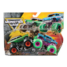 Monster Jam Offizielles 1:64 Maßstab Diecast Truck 2-Pack Serie 33 Avenger vs Avenger