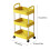 3-Tier Rolling Storage Cart Plastic with Handle 3