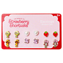 LUV HER Aardbei Kortcake Hypoallergene Oorbellen voor Meisjes 4+ - Veilige Stud Stijlen - Sieraad Geschenk