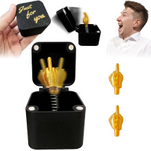 AELVOURS Middelvinger in een Doos - Grappige Prank Gift Box voor Volwassenen, Verrassingsgeschenk voor Vrienden