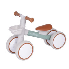 KidRoller Vélo d'équilibre pour enfants de 1 an, 12-36 mois, siège réglable, panier avant, cadeau anniversaire