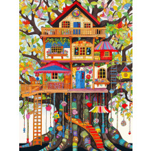 Cross & Glory - Évasion Fantastique dans l'Arbre - Puzzle de 500 Pièces pour Adultes