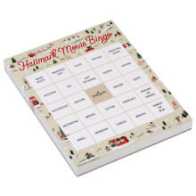 Hallmark Channel Christmas Movie Bingo Game Pad (6 Designs, 102 Sheets) Gift for Fans