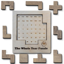 Palmetto Puzzle Works Het Hele Jaar Puzzel - Houten Puzzels voor Tieners & Volwassenen
