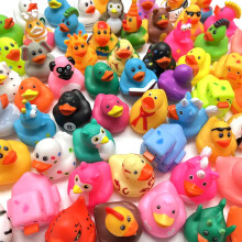 Liliiflora 60 Pack Mini Rubber Duckies, Assortment for Toddler Baby Bath Toys, Kids Birthday Gifts