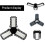 Verstelbare LED-garagelamp met E27-fitting 4