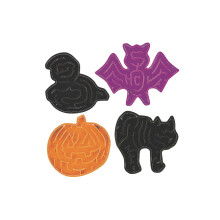 Fun Express - Halloween Labyrint Puzzels (6dz) voor Halloween - Spellen - Puzzel Spellen & Geestige Spellen - 72 Stuks