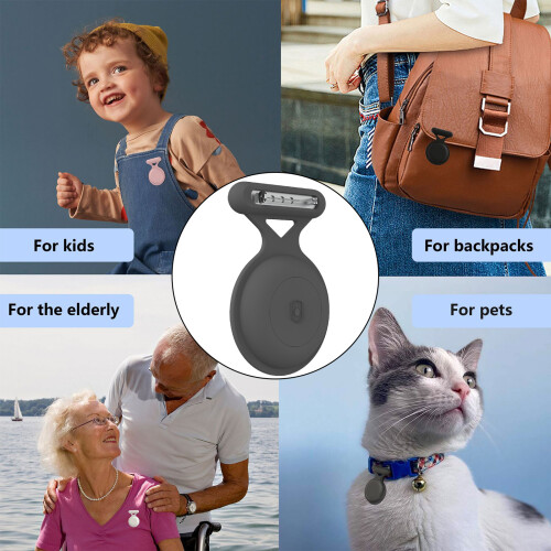 Silicone Protective Case With Pin For Trackers Anti-Gray 2