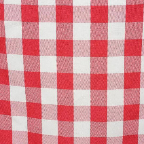 BalsaCircle Polyester-Servietten, rot-weiß kariert, 20 Stück 1