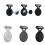 Silicone Protective Case With Pin For Trackers Anti-Gray 5