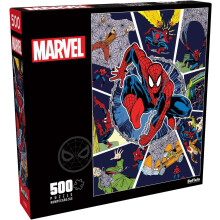 Buffalo Games - Marvel - Spider-Man Spotlight - 500 Bitars Pussel för Vuxna - Utmanande Pussel för Spelafton