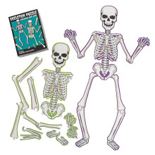 Fun Express Skeleton Speurtocht Spel voor Halloween - 2 Puzzels per Set - Feestspellen voor Kinderen