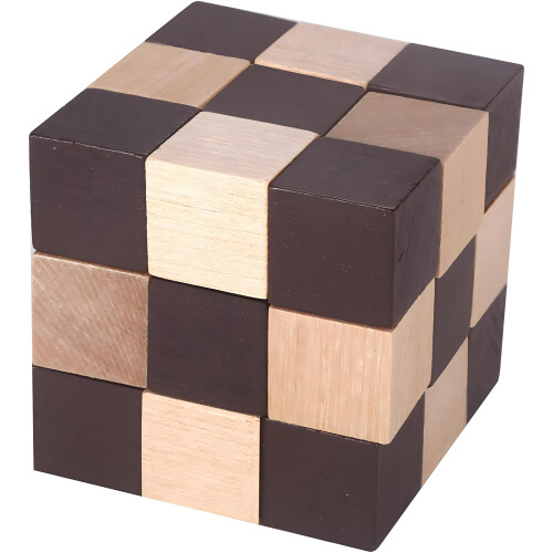 MAGIKON Brain Teaser Cube Puzzle Toy (Square Snake Cube)
