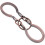 1Pc God Lock Puzzel Metaal Ring Oplossing Intellectuele Deductie Ontgrendel 1