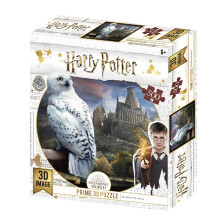 Harry Potter HP32514 RD-RS263006 3D Effect 500 Piece Hedwig Puzzle, Colour