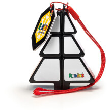 Rubik's Kerstboom Kubus - Puzzelspel voor Volwassenen en Kinderen - Mini Sleutelhanger 1 x 2 x 3 cm