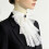 Collier élégant en polyester réglable en dentelle de style-Blanc 6