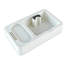 Effizienter Kaffeesatzsammler mit beispielhafter Lagerung-Weiß