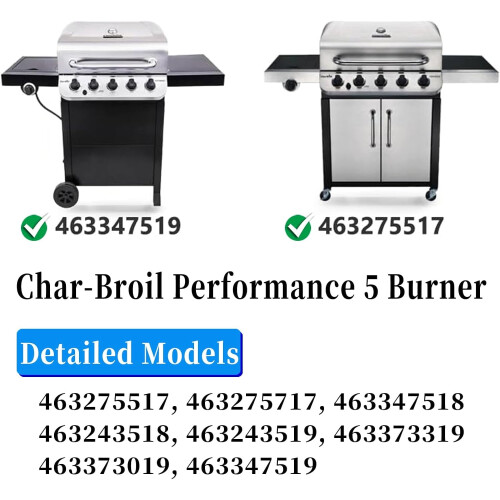 Char-Broil Performance5-polttimen grillin varaosat 1