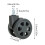 Roues de rechange pour bagages, durables, silencieuses et universelles (paire) 3