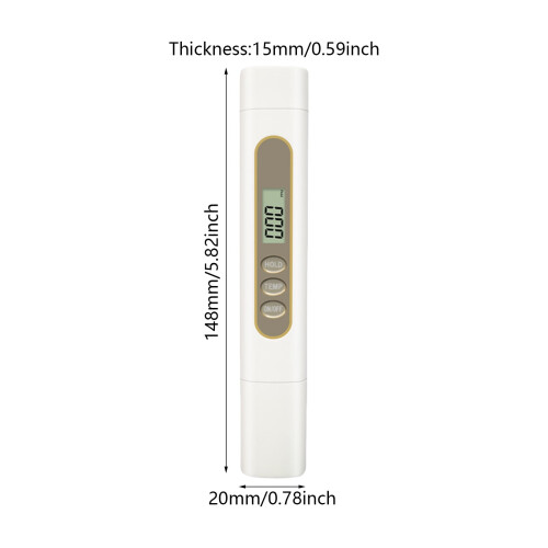 Vattenhårdhetsmätare ABS digital mätare 0,1 ppm precision 2