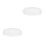2Pcs White Flush Mount Ceiling Light Covers Plastic Lampshades 4