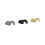 Pack of 2 Minimalists Design Wall Hooks Curved-bright gold 4