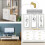 Brass Cabinet Pulls Square Gold 10 Pack 7.5 Inch 5