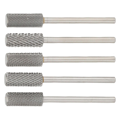 5pcs Nail Drill Bits Set Tungsten Carbide Manicure Drill Bits Electric Nail Polish Grinder Accessory 1
