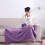 Heated Shawl Blanket 30x47in USB 5V Purple 5