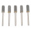 5pcs Nail Drill Bits Set Tungsten Carbide Manicure Drill Bits Electric Nail Polish Grinder Accessory 3