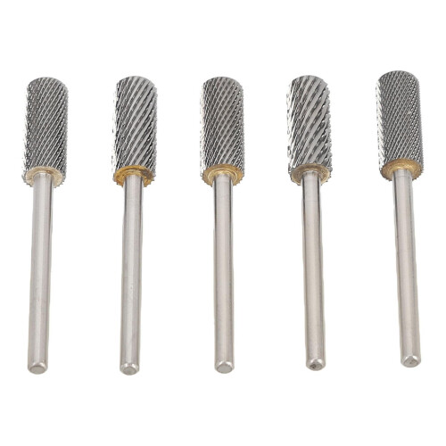5pcs Nail Drill Bits Set Tungsten Carbide Manicure Drill Bits Electric Nail Polish Grinder Accessory 2