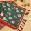 Boheemse kersttafelkleed met kreukels, 120x35 cm 4