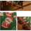 Boheemse kersttafelkleed met kreukels, 120x35 cm 5