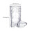 Clear Plastic Shot Glasses Cowboy Boot Shape 20 Count 4