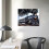 Quadro decorativo de parede em tela com trem a vapor, 40,6 cm (16 polegadas) 4